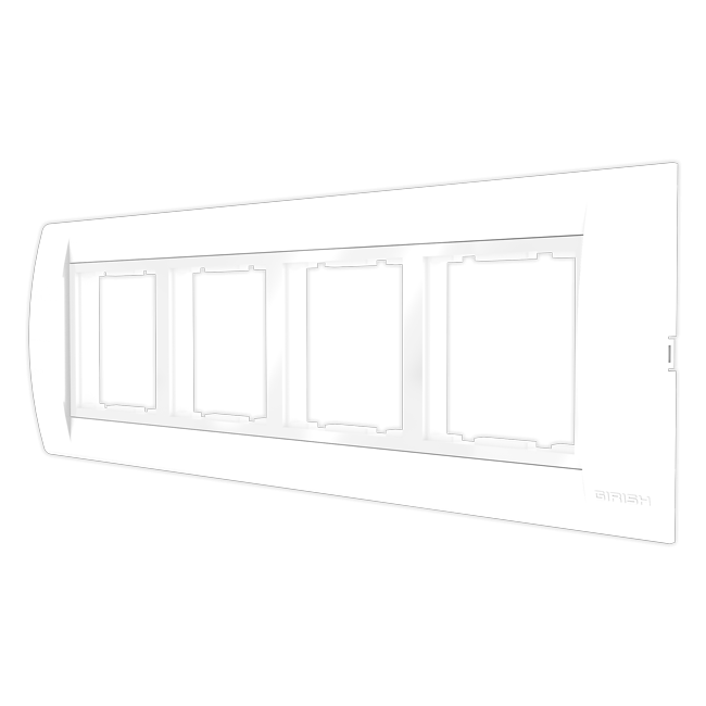 Glisten 8Mod Horizontal Modular Plates Stylish Control Girish Switches