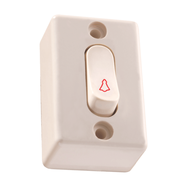 Surface Bell Push Switch Gold