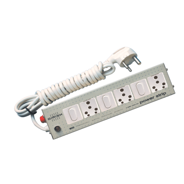 16 Amperes Power Strip Metal 3x3 Mini