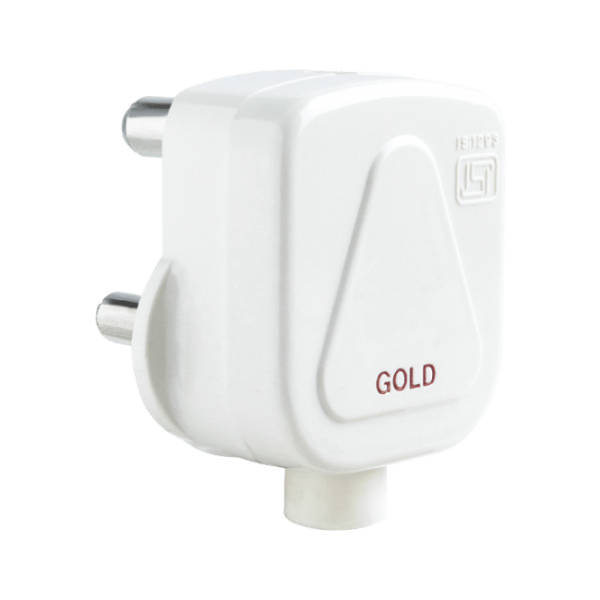 16 Amperes Three Pin Top Gold