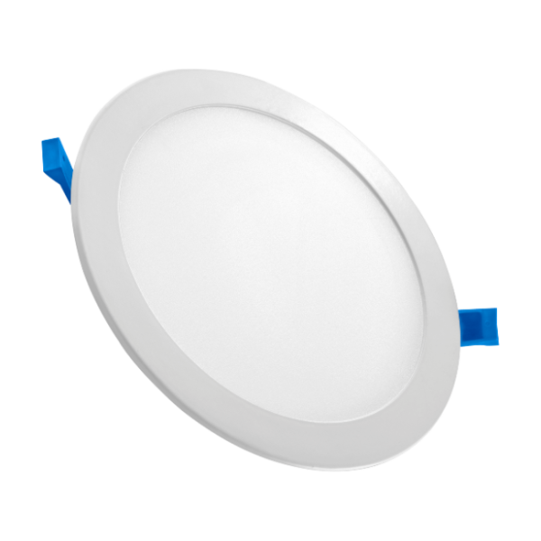 24 Watt Led Slim Side Lit Panel Light Warm White Round SB-057