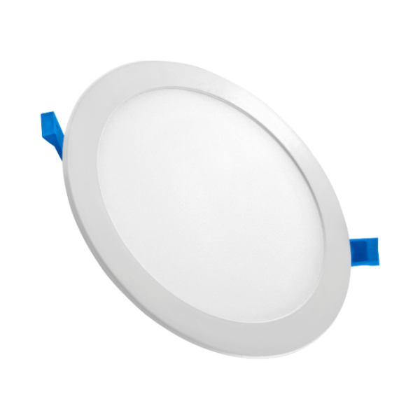 22 Watt Led Slim Side Lit Panel Light Natural White Round SB-057