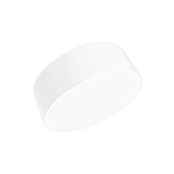 8 Watt Rim Less Surface Lit Panel Light Warm White Round SB-109