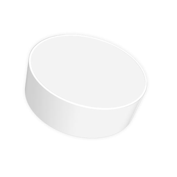 8 Watt Rim Less Surface Lit Panel Light Warm White Round SB-109