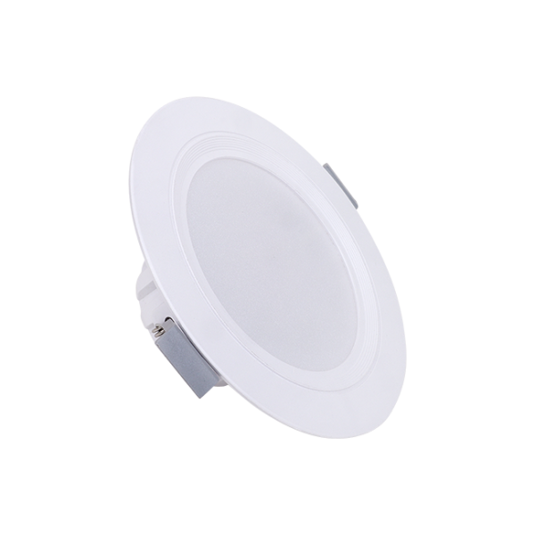 6 Watt Led Down Lit Panel Light Costa Purple Silk Round