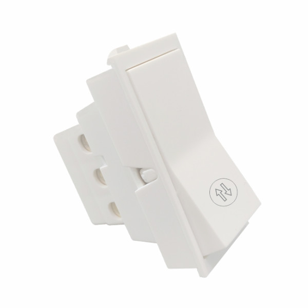 16 Amperes Two Way Switch Vibe Trendy White