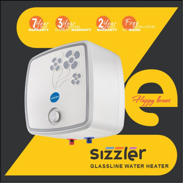SIZZLER GLASSLINE WATER HEATER 25 LITRE