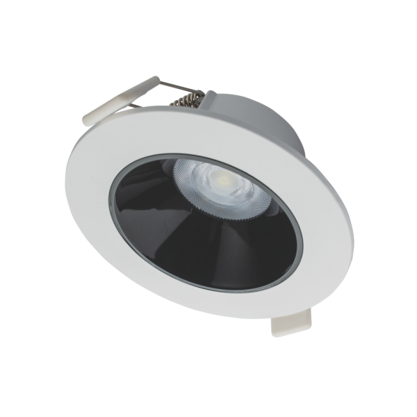7 Watt LED DOWN-LIT COB LIGHT GRACIA WHITE AND BLACK CHASIS NATURAL WHITE