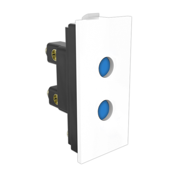 6 Amperes Two Pin Socket with Shutter