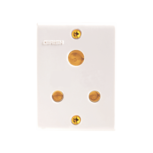 6A THREE PIN SOCKET GRACIA