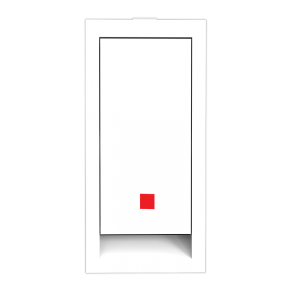 6 Amperes One Way Switch With Indicator Glisten Flat