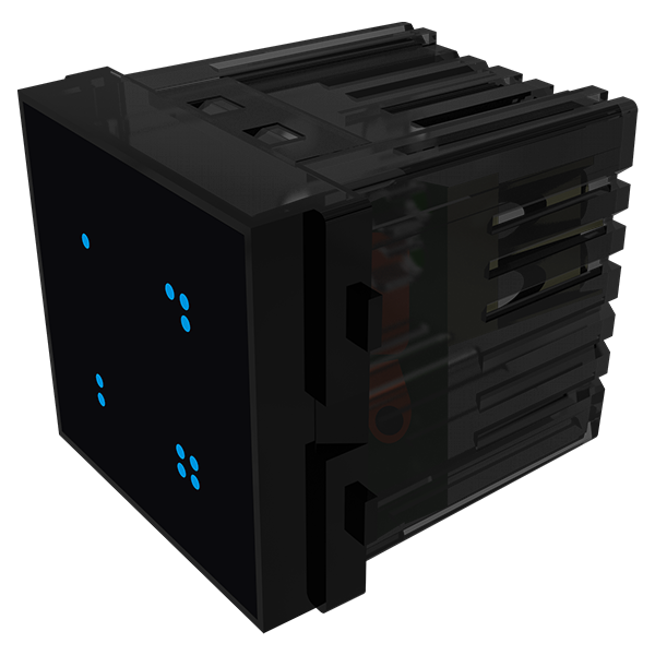Modular Smart Touch Switch With Four Control Pilot