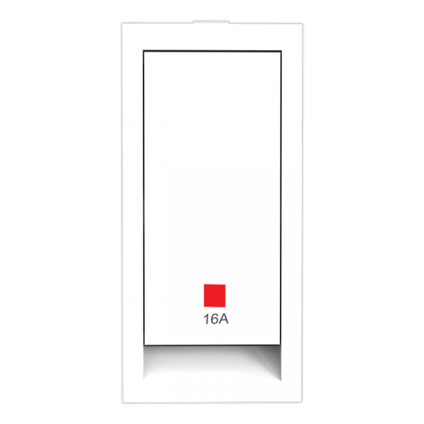 16 Amperes One Way Switch With Indicator Glisten Flat