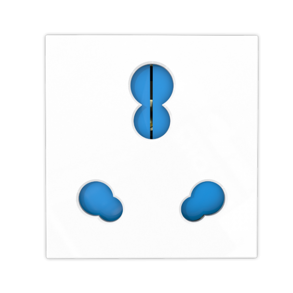 6 Amperes & 16 Amperes Multi Socket Surface Type Shimmer