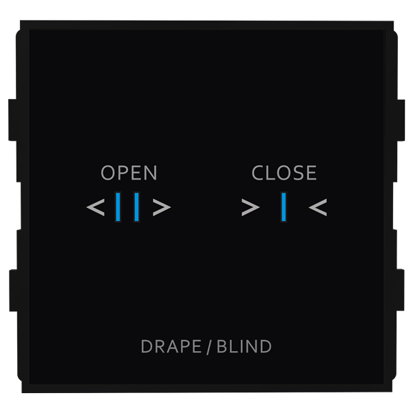 Modular Smart Touch Switch For Curtain With One Control Pilot