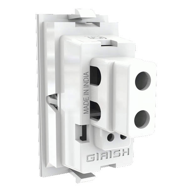 6 Amperes One Way Switch Glisten Flat