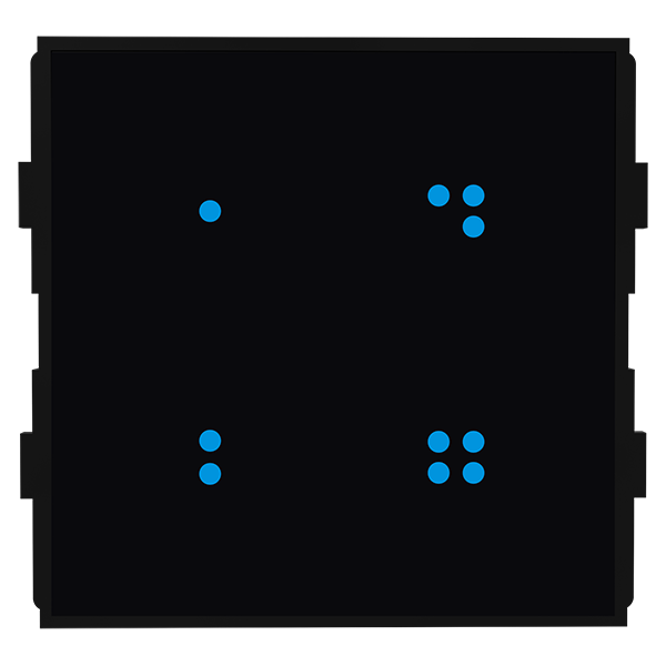 Modular Smart Touch Switch With Four Control Pilot
