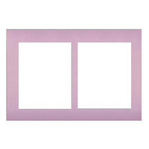 Combined Decorative Frames Purple Silk