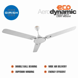Ceiling Fan Ecostar Aero Dynamic Virgin White