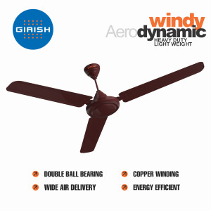 Ceiling Fan Windy Aero Dynamic Brownie Graze 900 mm