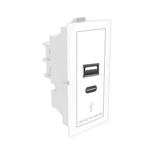 USB CHARGER 25WATT FAST PD A & C TYPE