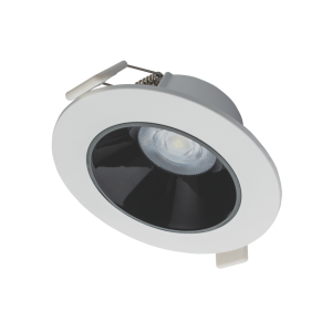 7 Watt LED DOWN-LIT COB LIGHT GRACIA WHITE AND BLACK CHASIS WARM WHITE