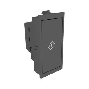 6 Amperes Two Way Switch Glisten Flat Pro Ashgrey