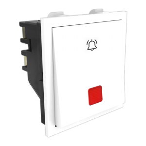 6 Amperes Bell Push Switch With Indicator
