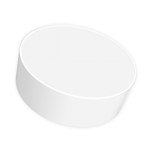 22 Watt Rim Less Surface Lit Panel Light Natural White Round